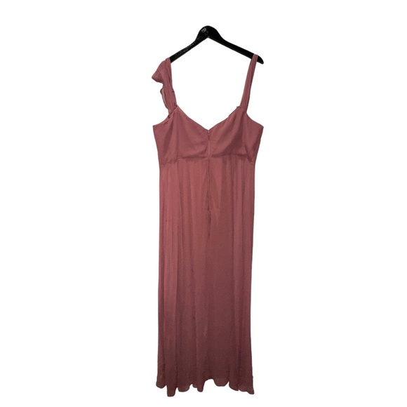 Birdy Grey DEVIN CONVERTIBLE DRESS CHIFFON ROSEWOOD CURVE 1X NEW NWT BRIDESMAID - Picture 4 of 5